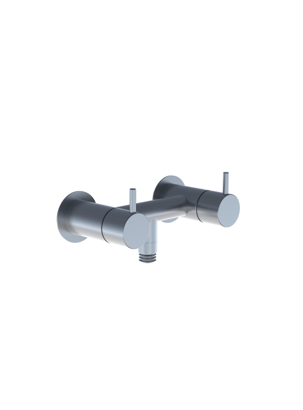 1671-HT2: Two-handle build-in mixer for use with T34 hand shower and rail, 1670, 2 pcs. circular flanges 00...