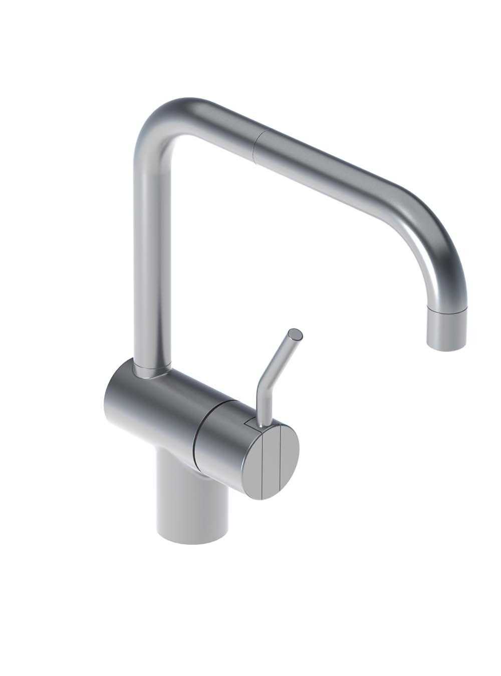 KV1EBM: One-handle vented mixer with ceramic disc technology and  medium lever, double swivel spout.