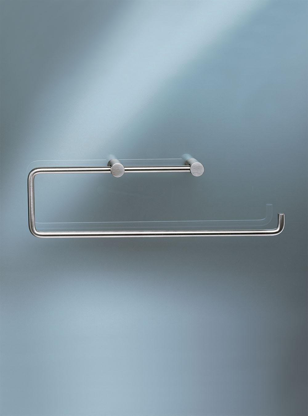 T13-BP:  Double toilet roll holder or kitchen roll holder without back plate.