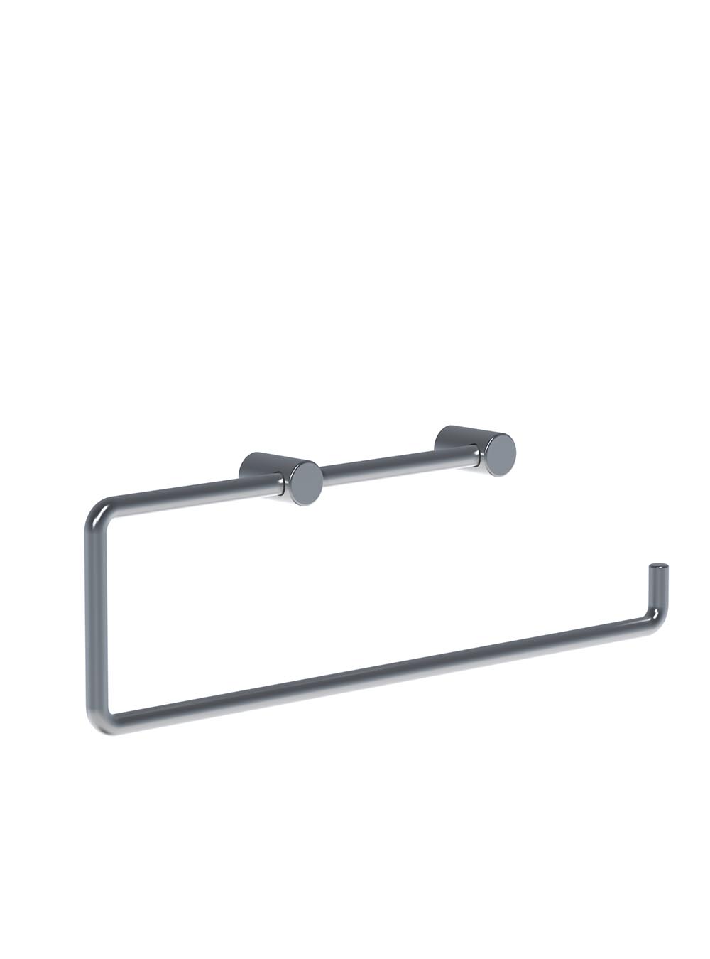 T13L-BP: Double toilet roll holder or kitchen roll holder, 187 mm. Without back plate.